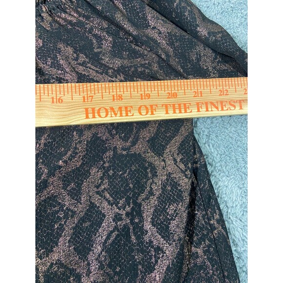 Rock & Republic Top Womens Large Burner Fabric Off the Shoulder Lined Semi Sheer - Picture 7 of 8